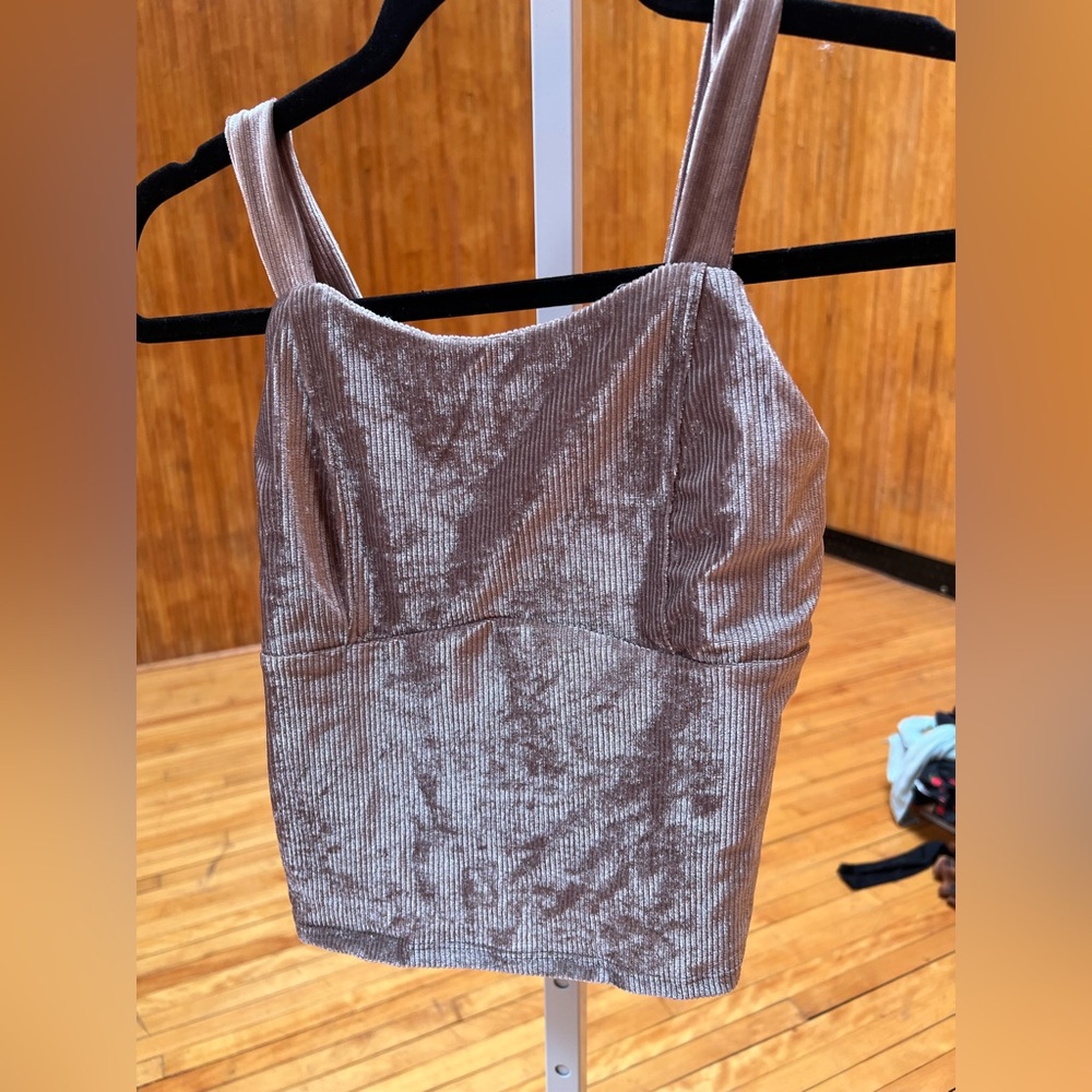 Nordstrom Purple Bustier Tank Top